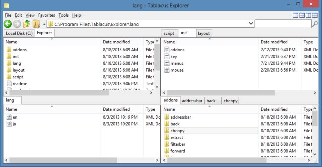 تحميل برنامج ادارة الملفات Tablacus Explorer